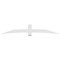 Ekena Millwork Bellingham Architectural Grade PVC Gable Bracket, 108"W x 18"H x 6"D x 6"F, 4/12 Pitch GBP108X18X0606BEL00 - alternate 4